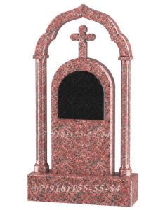 элитный памятник из красного гранита